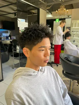 ショート カラー パーマ メンズ 🔥お値段以上🔥 メンズ特化たかひろのヘアスタイル