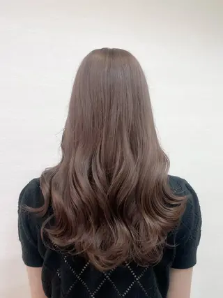 ロング カラー SHUN/ブリーチ ·透明感カラーのヘアスタイル