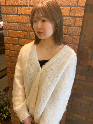 ミディアム カラー 広島/ボブ/レイヤー 🌿‬wakabaのヘアスタイル