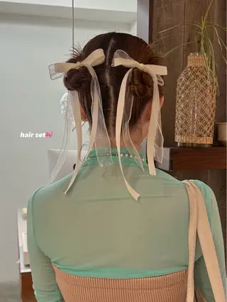 ミディアム ヘアアレンジ 暖色カラー/レイヤー 🌙 オノユリカのヘアスタイル