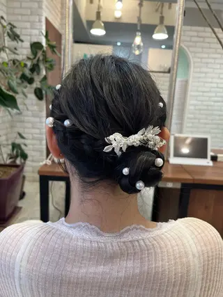 ロング ヘアアレンジ 0円メンズカット／ 坂本詩穂🌟彡のヘアスタイル