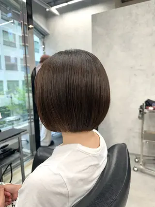 ショート Misora/ボブ/ レイヤー/艶カラーのヘアスタイル