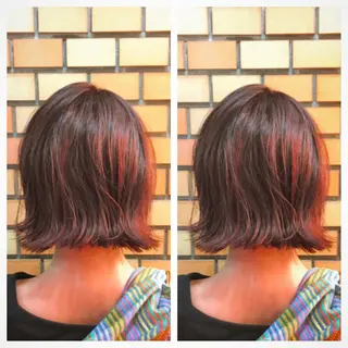 ショート カラー サトウ レンマのヘアスタイル