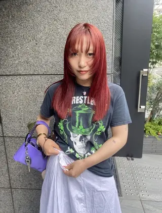 カラー もとよし ももかのヘアスタイル