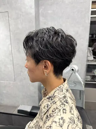ショート パーマ メンズ 🐬AYAKA🐬/ 新宿/メンズ/パーマのヘアスタイル