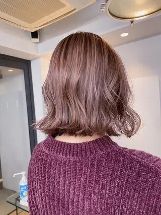 ミディアム カラー flamme Annaのヘアスタイル
