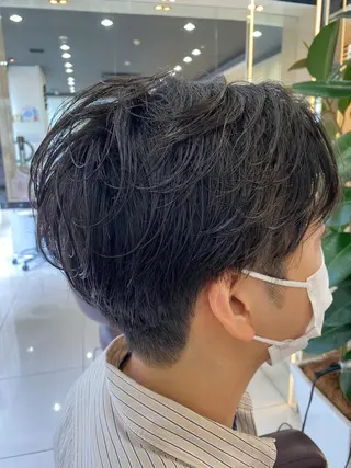 ショート パーマ メンズ メンズサロン/戸塚駅 東口3分/冨田大輝のヘアスタイル