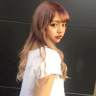 セミロング カラー TOTAL BEAUTY BREK 袋井店所属・BREK 袋井店のヘアスタイル