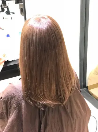 セミロング カラー Renatus店長 金子裕美のヘアスタイル