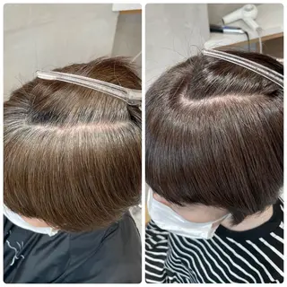 ショート カラー three.北浜所属・前竹 那生のヘアスタイル