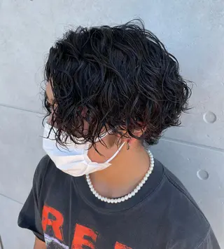 ショート カラー パーマ ヘアアレンジ メンズ キッズ L.E.M泉中央店長 小野寺優斗のヘアスタイル