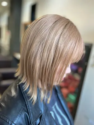 ミディアム カラー olino【西田辺】 KAORIのヘアスタイル