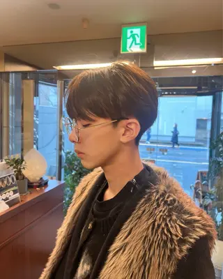 カラー メンズ 💎森 ハリス誠一💎のヘアスタイル