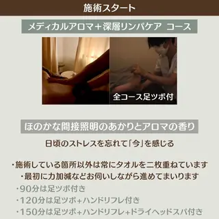 とろけるリンパ 濃厚アロマのエステ・リラクイメージ