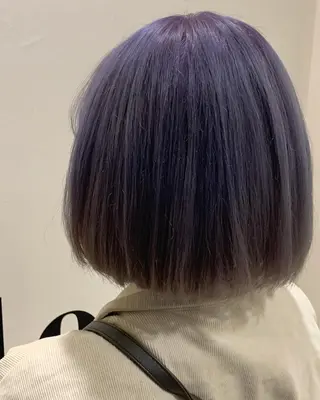 ショート 透明感/ブリーチ縮毛 /髪質改善/星野純一のヘアスタイル