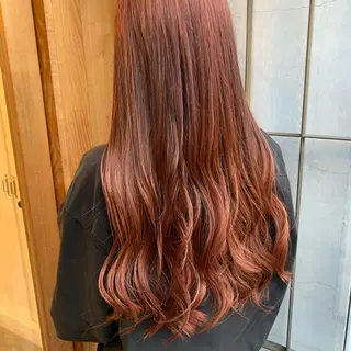 ロング 艶髪color💎髪 質改善ストレート大吉のヘアスタイル