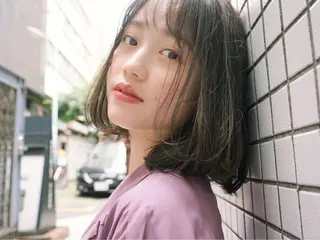 ミディアム カラー N° il duca 札幌のヘアスタイル