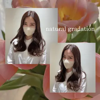 ロング カラー ヘアアレンジ eN°byyoureshair所属・🎀若者人気No.1 湯川響🎀のヘアスタイル