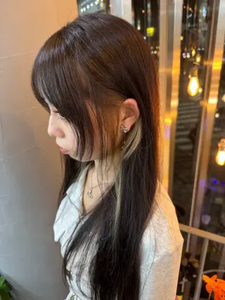 ロング カラー パーマ ヘアアレンジ WEST O LAND所属・若尾 貴斗のヘアスタイル