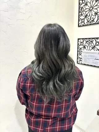 ロング カラー 小野 友暉のヘアスタイル