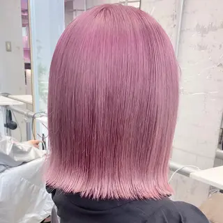 ミディアム カラー ヘアアレンジ 💗💗韓国レイヤー yu-ki💗💗のヘアスタイル