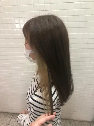 ロング カラー 菊地　智 【LAZO】千歳船橋のヘアスタイル