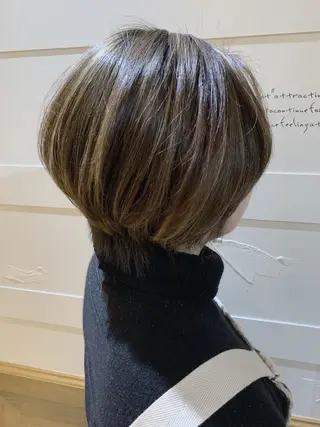 ショート カラー 船津武俊 フナツタケトシのヘアスタイル