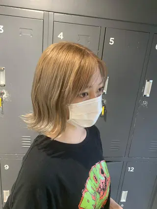 ミディアム カラー 園田 将士のヘアスタイル