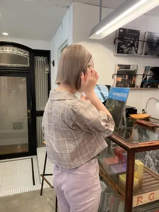 カラー 暖色カラー🧡 ボブ🧚‍♀️マナのヘアスタイル