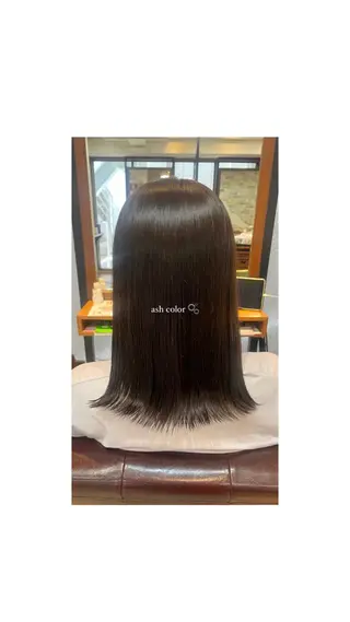 ミディアム カラー ショート✂︎ ゆるパーマKANOのヘアスタイル