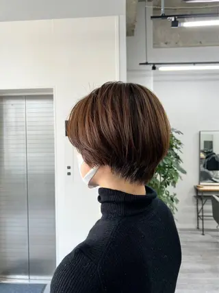 ショート CHORD 四条河原町駅店　髪質改善&韓国風&ハイトーンカラー所属・けいと髪質改善 全年齢リピート多数のヘアスタイル