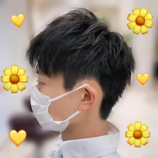 カラー パーマ メンズ 🦋髪質改善 今宮梨沙🦋のヘアスタイル