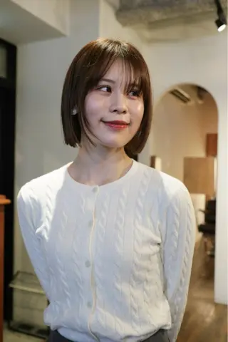 ショート ウシロダ メグミのヘアスタイル