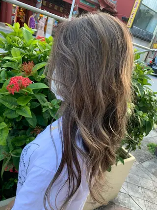 セミロング 髪質改善🇰🇷レイ ヤーカット/艶透明髪のヘアスタイル