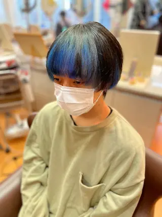 ショート カラー メンズ moana大宮所属・mio ☆のヘアスタイル