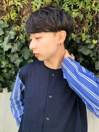 ショート メンズ🍃ナチュラル 韓国風ヘアRENのヘアスタイル