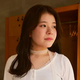 セミロング 木下 有希のヘアスタイル