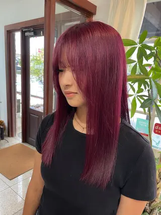 カラー 重田 琉愛のヘアスタイル