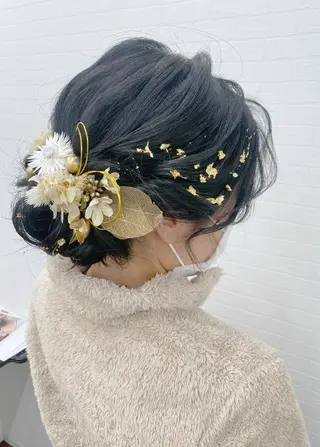 セミロング ヘアアレンジ GRANLUSSO 〜グランルッソ駅前店所属・木口 嘉美のヘアスタイル