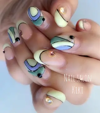 カラー Kobayashi Meikoのネイルデザイン