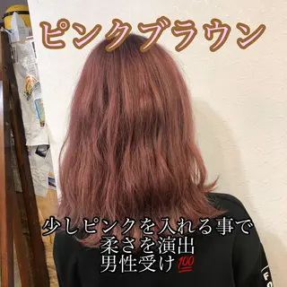 ミディアム カラー ✨ブリーチなしカラー ×髪質改善✨松村 潤のヘアスタイル