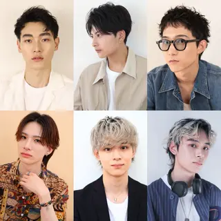 メンズ 毛流れフェザー スタイル🔹竹内凌のヘアスタイル