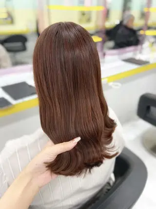 カラー 暖色ヘア🎀🍒 Manami🤍のヘアスタイル