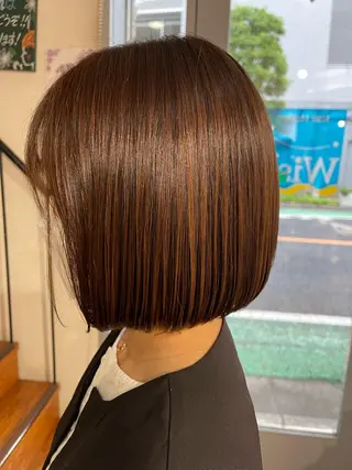 ショート ボブ/インナーカラー ショート/佐野祥子のヘアスタイル