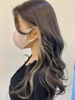 ロング カラー ヘアアレンジ レイヤー/透明感 🍃鈴木裕介のヘアスタイル