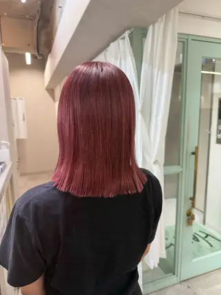 ミディアム HAZEL 博多所属・SHIORI/ 博多美容室のヘアスタイル