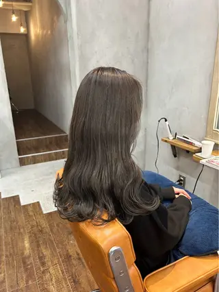 ロング カラー 角田 いちるのヘアスタイル