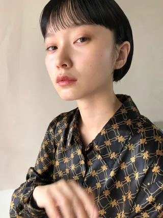 ショート パーマ 中澤 美緒のヘアスタイル