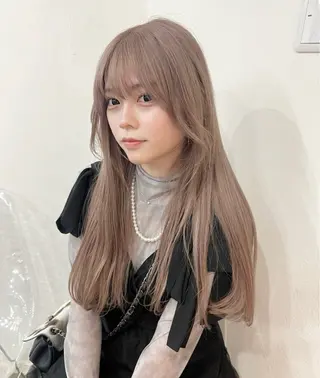 ロング カラー ブリーチ୨୧大阪梅田 タカシマリナ♡のヘアスタイル