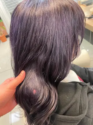 ロング カラー パーマ/ボブ/ ヘルシーカラー/風花のヘアスタイル